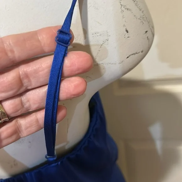 B Darlin Cobalt Blue Dress. Size 13/14 - Picture 5 of 10